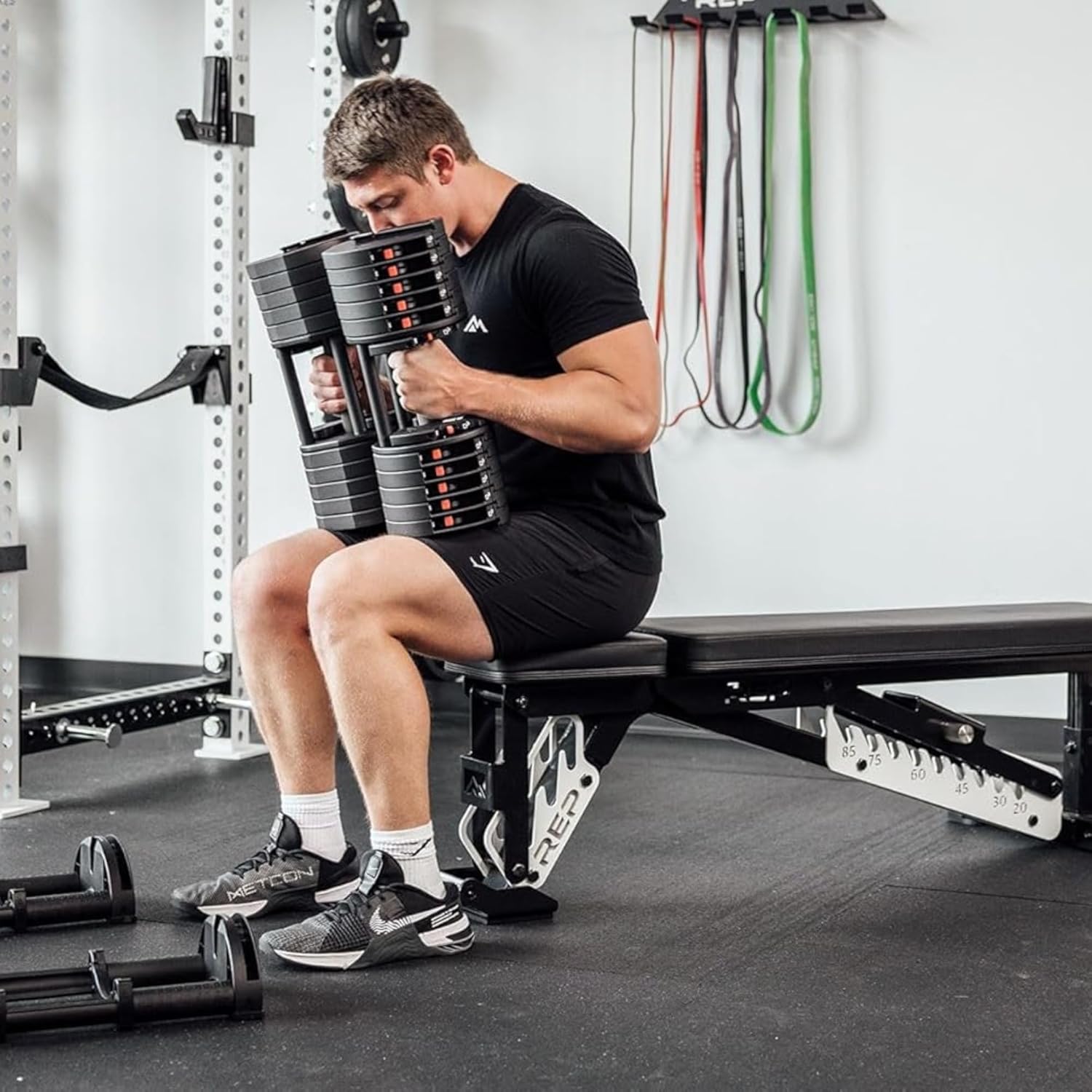 Rep Fitness Quickdraw Adjustable Dumbbells