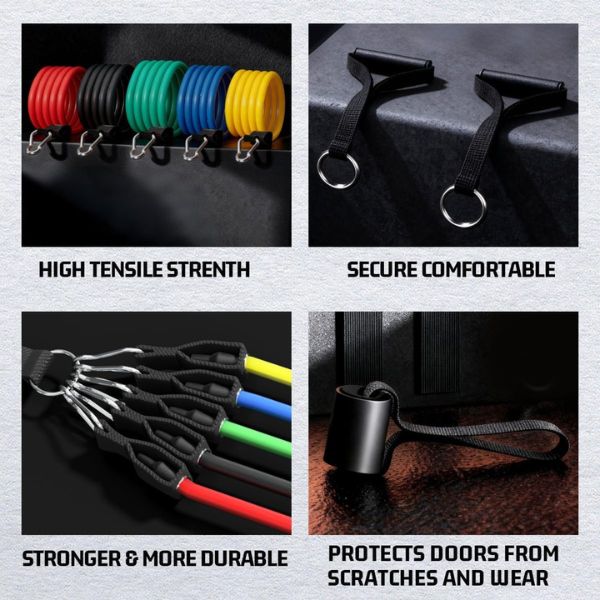 3. VEICK Resistance Bands Exercise Set