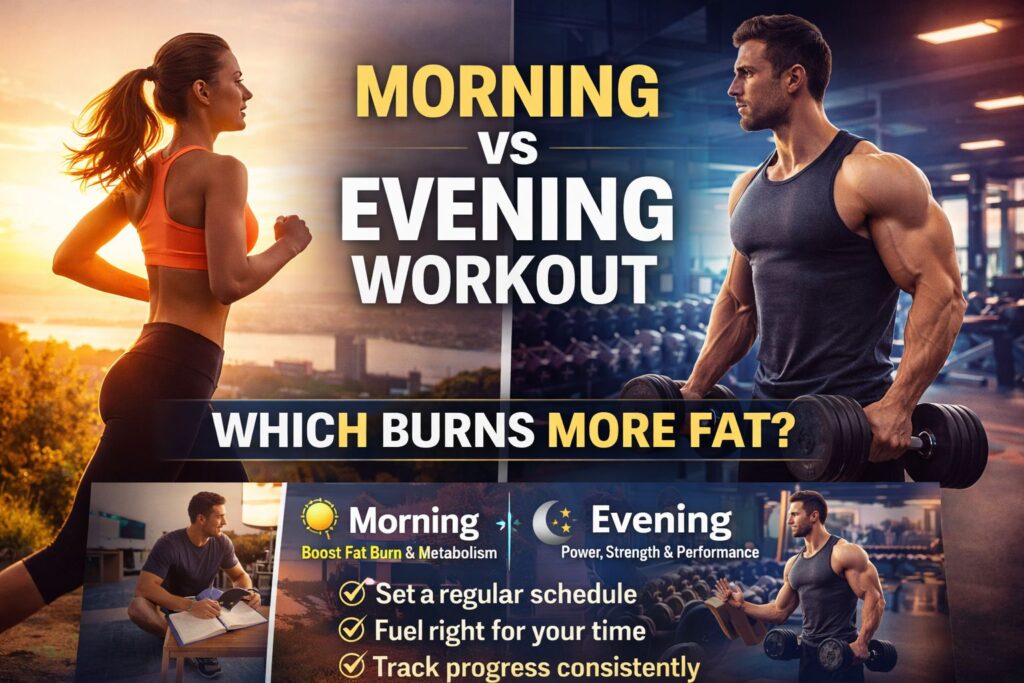 Morning vs Evening Workouts for Fat Loss: Which Is Best ?  2026
