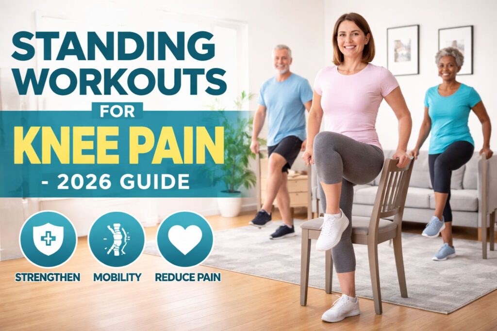 Standing Workouts for Knee Pain: The Best 2026 Guide to Strengthen Knees, Reduce Pain & Improve Mobility
