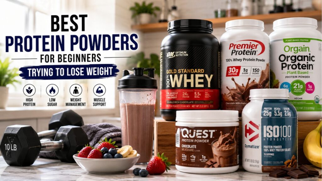 Best Protein Powders for Beginners Trying to Lose Weight (2026 Guide)