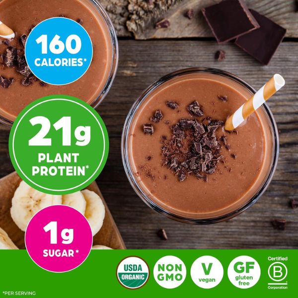 Orgain Organic Protein powder container
