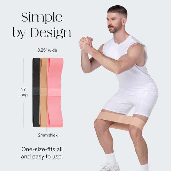 Bala fabric resistance bands for lower body and glute exercises