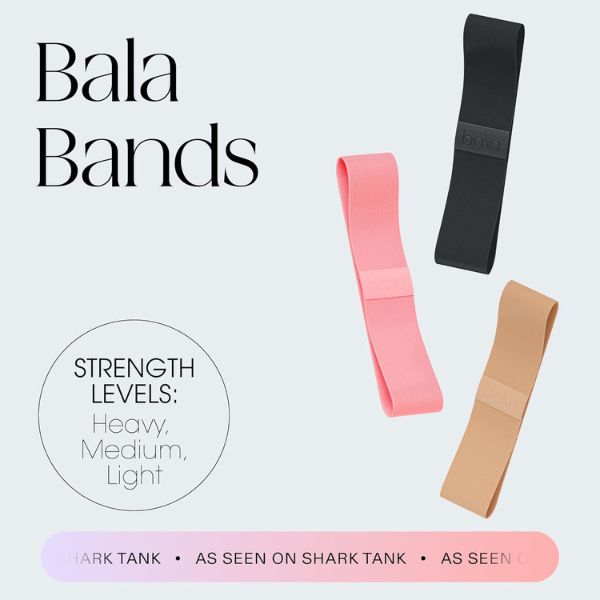 Bala fabric resistance bands for lower body and glute exercises