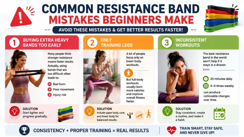 Common resistance band workout mistakes beginners should avoid