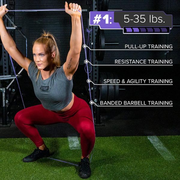 Serious Steel heavy resistance bands for strength training and pull-ups