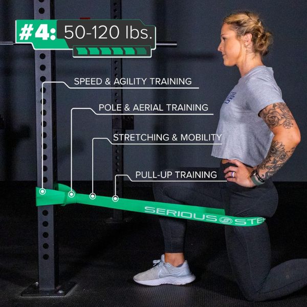 Serious Steel heavy resistance bands for strength training and pull-ups