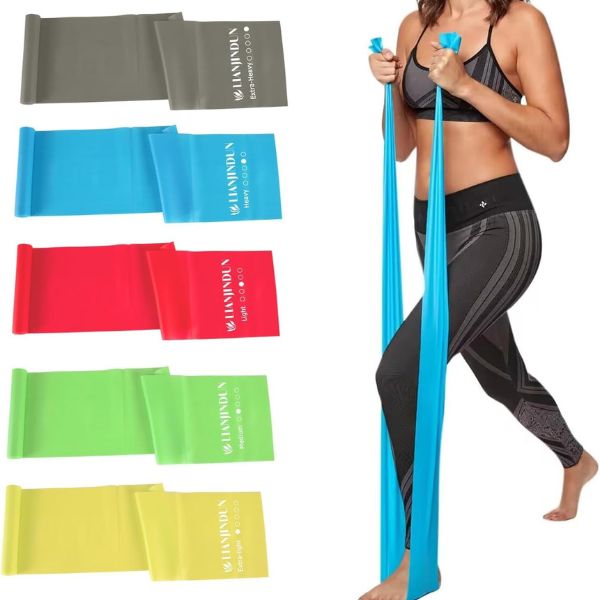 Theraband resistance bands for rehabilitation and beginner workouts