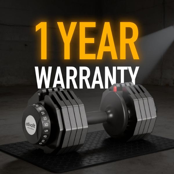 Ativafit adjustable dumbbells designed for small home gym spaces and strength training workouts.