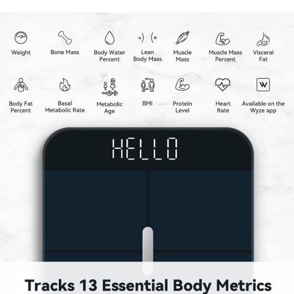Wyze Scale X Smart Body Fat Scale for Fitness Tracking (2)